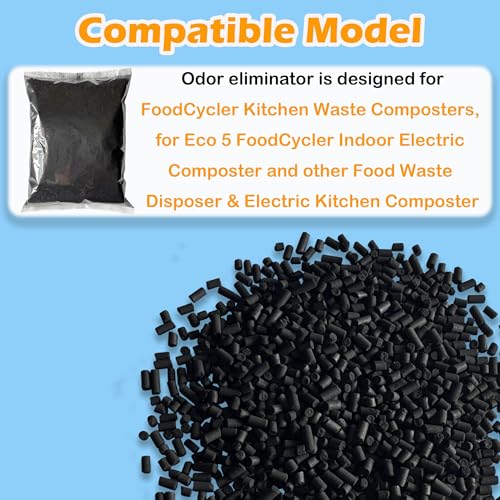 2.9 Pounds Activated Carbon Refills for FoodCycler Waste Composters