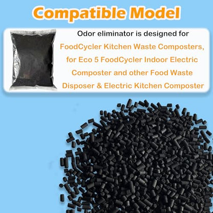 2.9 Pounds Activated Carbon Refills for FoodCycler Waste Composters