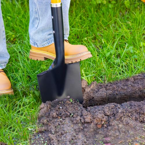 Spade Garden Shovel, Steel Flat Spade - style: Classic