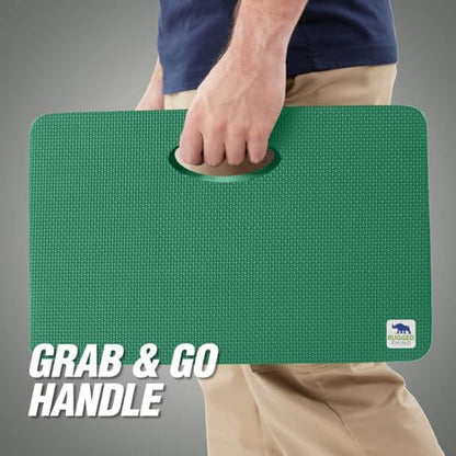RUGGED RHINO Extra Thick Foam Kneeling Pad for Gardening, Pine Green - color: Pine Green