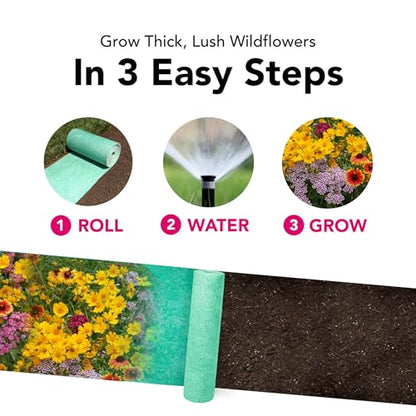 Growtrax Pollinator Wildflower & Sunflower Seed Mix - 40 Sq Ft - style: Pollinator Mix