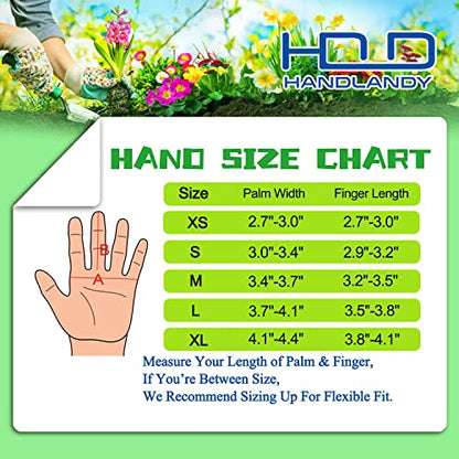 HANDLANDY Pruning Gloves Long for Men & Women, Pigskin Leather Rose Gardening Gloves- Breathable & Durability Gauntlet Glove - color: Beige, size: X-Small (Pack of 1)