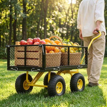 NorthSky Steel Garden Dump Cart Heavy Duty 800 LBS Utility Wagon