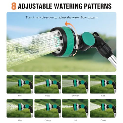 Yesker 21-Inch Watering Wand for Garden Hose, Long Hose Nozzle Sprayer - size: 21 Inch Aluminum