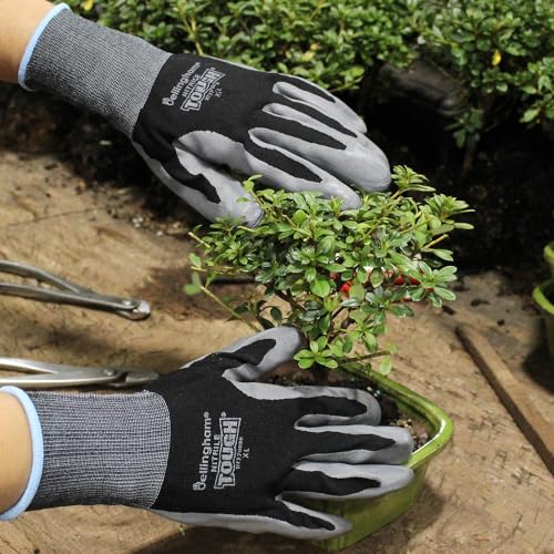Brussel's Bonsai - X-Large Nitrile-Coated Gardening Gloves, Black - size: X-Large