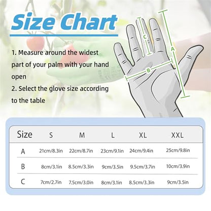 Schwer 6/12 Pairs Gardening Gloves For Women, Large Size - size: Large