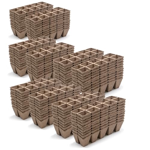 Ferry-Morse Jiffy Seed Starting Strips - Biodegradable, Plant Starter Trays - 100 Strips (1000 Cells) - Peat - color: 100 Strips (1000 Cells Total)