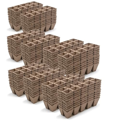 Ferry-Morse Jiffy Seed Starting Strips - Biodegradable, Plant Starter Trays - 100 Strips (1000 Cells) - Peat - color: 100 Strips (1000 Cells Total)