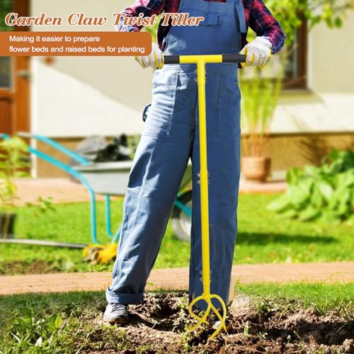 BARAYSTUS Hand Tiller, Twist Garden Claw Cultivator for Soil loosening - style: Modern -Small head