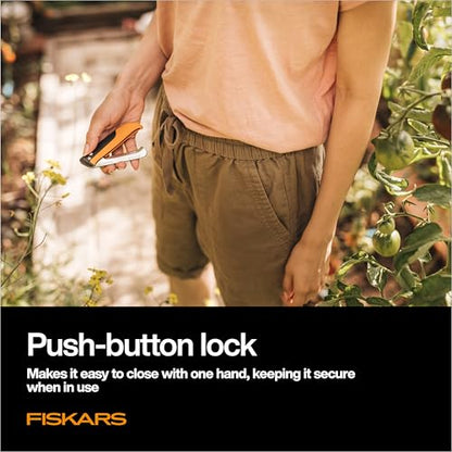 Fiskars Folding Produce Knife, Gardening Tool for Harvesting Vegetables - style: Folding Harvest Knife