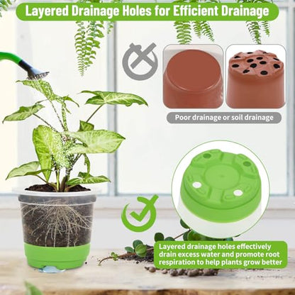 Caffox 57PCS Reusable Seed Starter Kit Includes 26 Packs 4" Clear Nursery Pots with Silicone Base, Repotting Mat, Gardening Gloves, Plant Labels and Seedling Tools for Easy Transplant - size: 4 Inch Clear Nursery Pots