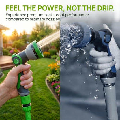Garden Hose Nozzle hose sprayer nozzle with 10 Adjustable Spray Patterns