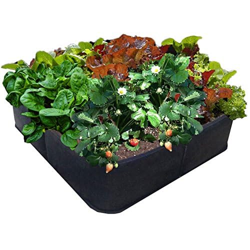 4 ft X 4 ft Victory 8 EZ-GRO Raised Garden Bed Big Square Grow Your OWN No Assembly - size: 4x4 Feet