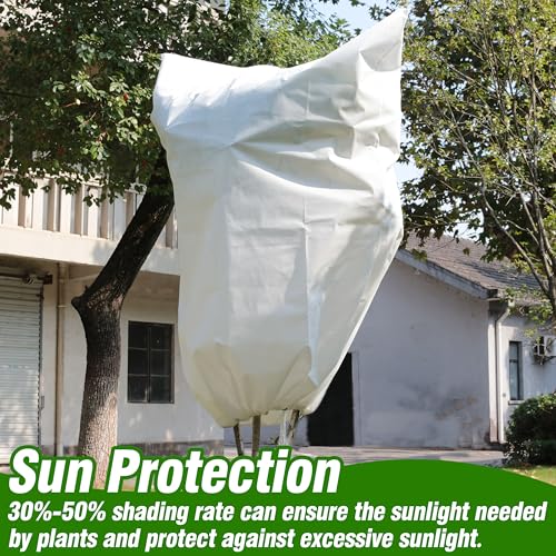 Gardzen 5-Pack Heavy Duty Plant Covers Freeze Protection, 54”×72” - size: 54” × 72”