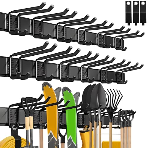 klasit Garage Wall Organizer,21Pack Carries 1200 lbs,Garden Tool Organizer - size: 99"21Pack