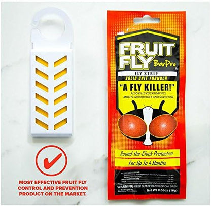 Fruit Fly BarPro – 4 Month Protection Against Flies, Cockroaches, Mosquitos & Other Pests – Portable for Indoor & Outdoor Use - size: 10 Pack