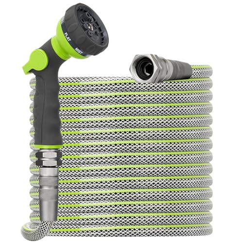 75 FT Heavy Duty Garden Hose, 1/2 ID x 75FT Durable Outdoor Water Hose - size: 75FT