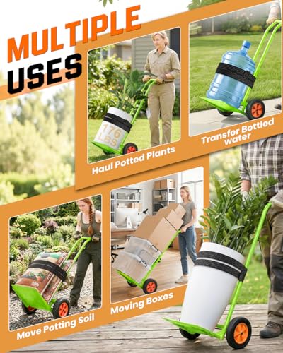 Plant Caddy with Wheels, 176 Lbs Heavy Duty Plant Dolly Cart - color: Green