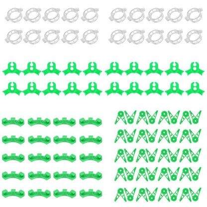80 pcs Plant Stem Training Clips, Low Stress Plant Bud Bender Branches Trainer Plant Support Clips Plant Ties Trellis Clamps for Climbing Plants Garden Plant Grow Tools