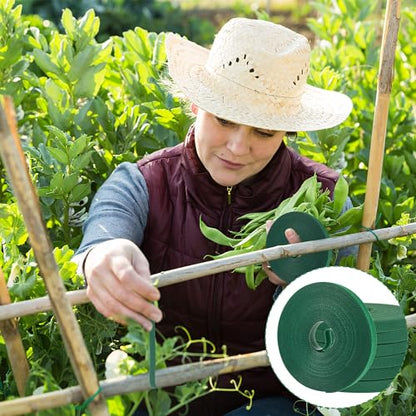 Reusable Plant Tape for Effective Growing, 6 Rolls, 196 ft x 1/2 in