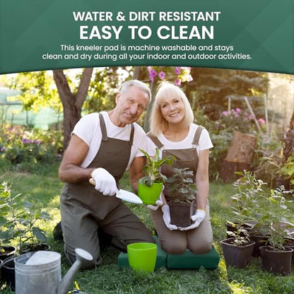 Garden Guru Extra Thick Gardening Kneeling Kneeler Pad – Ultra Soft Foam Cushion Padding for Knee – Water Resistant - Garden Kneeler Mat for Yard Work, Cleaning, Household Chores, and Roofing (2 Pack) - size: 2 Pack, style: Kneeler Pad