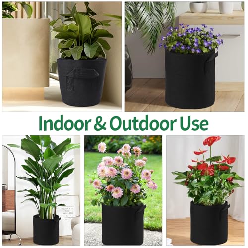 10 Pack Lily Plant Pots for Pond, Aquatic Pond Planter for Pond Reusable Pond Plant Basket Grow Bags for Pond, Aquatic Plants, Potato, Carrot, Onion, Flower (1 Gallon) - size: 1 Gallon