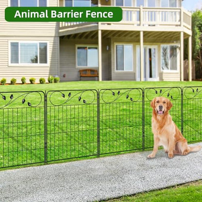 Decorative Garden Fence Border 30in(H) X16ft(L) 8 Panels Fencing for Yard - size: 30″Tall(8 Panels)