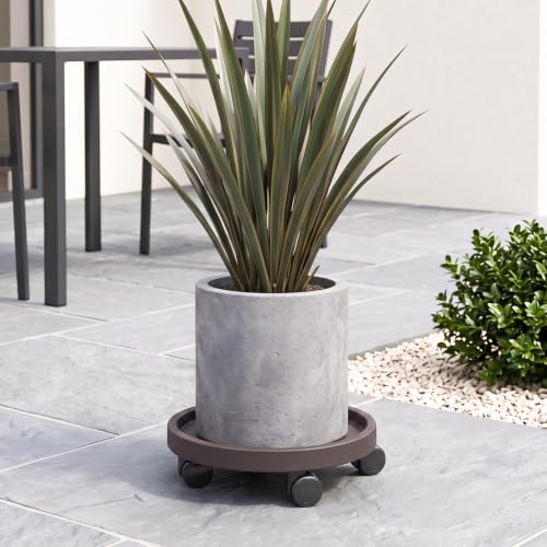 14" Plant Caddy with Wheels - Rolling Plant Caddy - Total Capacity 308 lbs - size: 14"