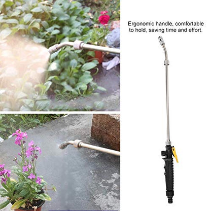 Water Sprayer, G3/8in DN10 2-in-1 High Pressure Adjustable Water Sprayer Flower Watering Nozzle for Car Garden