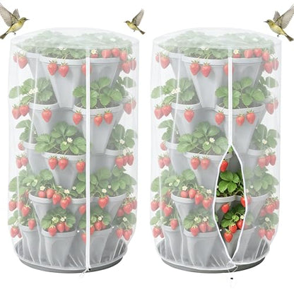 39.6x32.4 Garden Netting with Zipper for Tomato Strawberry Herb - size: 39.6 x 32.4 Inch