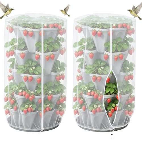 39.6x32.4 Garden Netting with Zipper for Tomato Strawberry Herb - size: 39.6 x 32.4 Inch