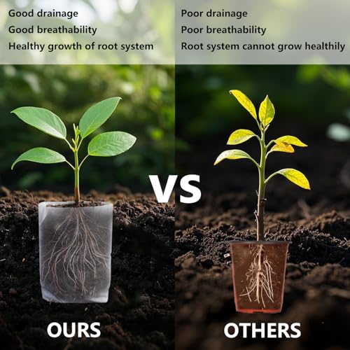 Belit Large Non-Woven Plant Nursery Bags, 25 Pcs Grow Bags Seedling Pots Container for Tree,Vegetable, Flower, Plant Grow (13.2"x15") - size: 25 Pcs 13.2"x15"