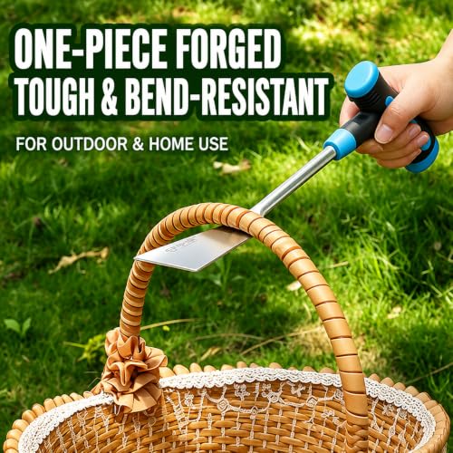 Wrist-Friendly T-Handle Garden Digging Spade Trowel Shovel Weeder Tool 1''