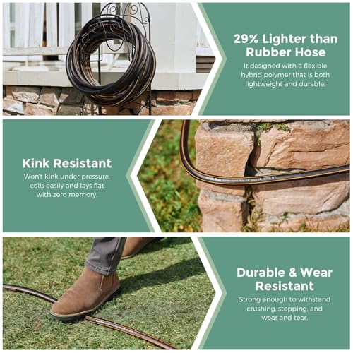 Giraffe Tools Garden Hose 5/8", 6ft Short Garden Hose - size: 6FT Male Female