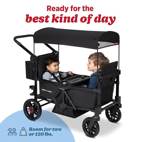 Radio Flyer Voya 2.0 2-Seat Stroller Wagon, for Kids 6+ Months, Lightweight - size: 2.0 (NEW)