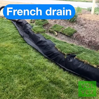 Non Woven Geotextile Fabric, 3ft x 100ft 4oz BE&ST for Landscape Projects, French Drains, Retaining Walls, Underlayment, Drainage, PROF Industrial Fabric, Tensile strength - 450 N; Load limit - 1500 N - size: 3'x100'