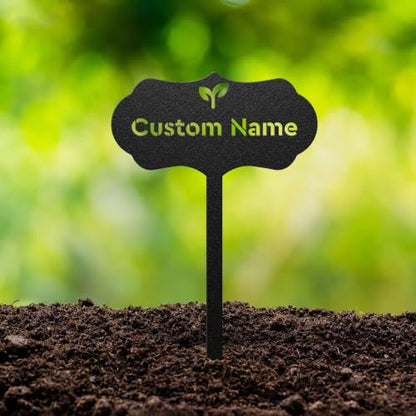 RealSteel Custom Seed & Plant Markers – Metal Garden Stakes for Herbs, Fruits & Vegetables | Elegant Steel Plant Labels for Pots, Raised Beds & Outdoor Gardens | Farmhouse & Greenhouse | Watering Can - style: Watering Can