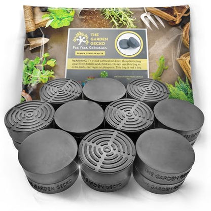 The Garden Gecko Frosted Matte Plant Pot Feet, Outdoor Pot Feet, 20 Pack