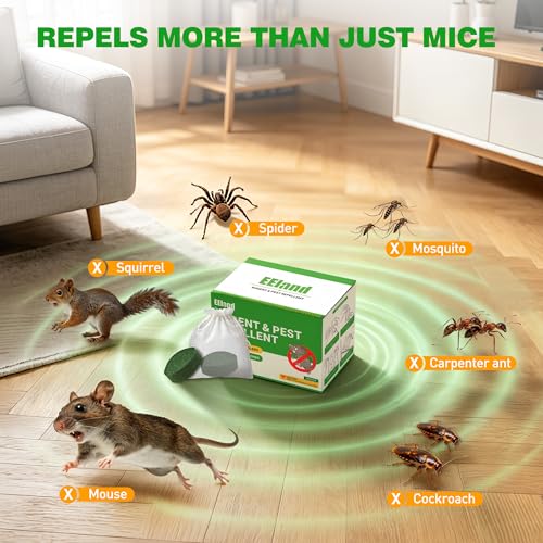 Mouse Repellent Balls, 24 Pack, Peppermint Rodent Repellent for Home