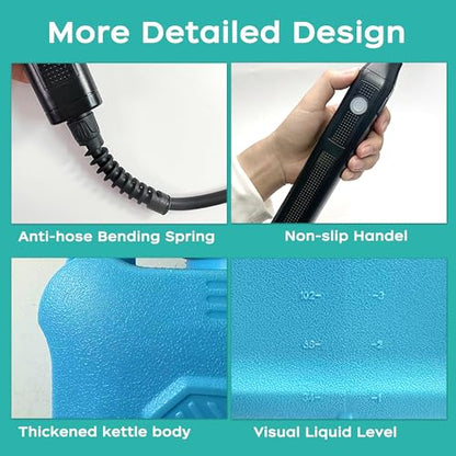 Battery Powered Sprayer 2 Gallon Garden Sprayer, Advance Electric Sprayer with 2 Adjustable Speed, 6 Mist Nozzles, USB Rechargeable with for Yard Lawn Garden (Sprayer-2 Gallon) - color: Sprayer-2 Gallon