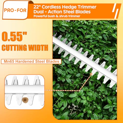 Cordless Hedge Trimmer Compatible with DEWALT 20V MAX, Tool Only