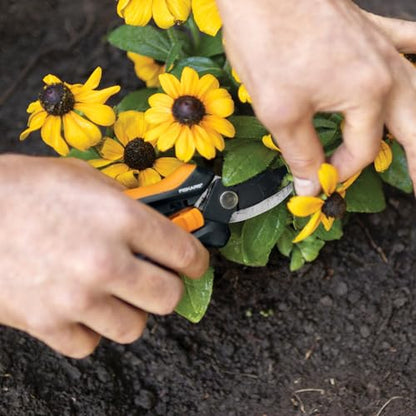 Fiskars Floral Bypass Pruning Shears, Garden Clippers for Deadheading - style: Floral Pruner