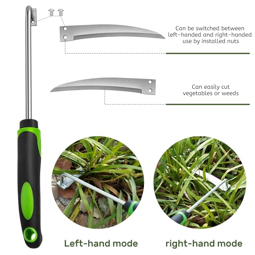 Weed Puller Tool, 4 Pack Stainless Steel Weeding Tool