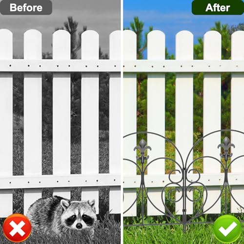 PINPON 10-Pack Garden Fence 24in(H) x 10ft(L)