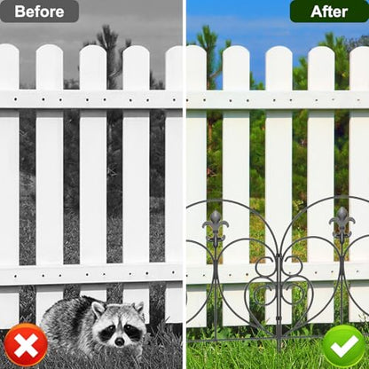 PINPON 10-Pack Garden Fence 24in(H) x 10ft(L)