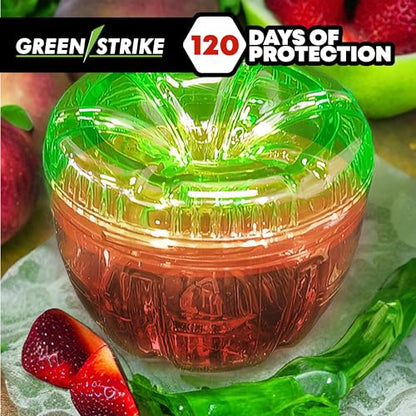 REENSTRIKE 2-Pack Fruit Fly Traps for Indoors use. 120 Days Solution – Gnat Trap and Effective Fruit Fly Trap – Easy to Use – Best for Kitchen – Dining Areas - Reusable