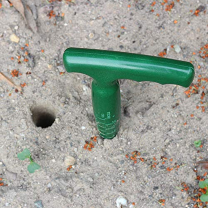 esowemsn 2pcs Plastic Handheld Transplanting Widger Planting Tools Sow Dibbler Soil Digger Hole Punch Garden Supplies Sowing Seeds Transplanting Vegetable Loose Soil