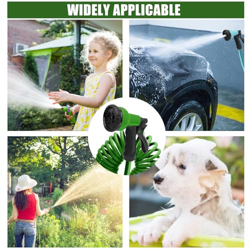 25ft EVA Garden Hose - color: Green, size: 25FT