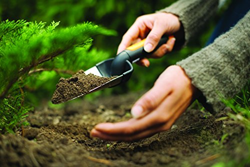 Fiskars Troop, Length: 27 cm, Stainless Steel Blade, Black/Orange, Premium, 1000726 - style: Trowel