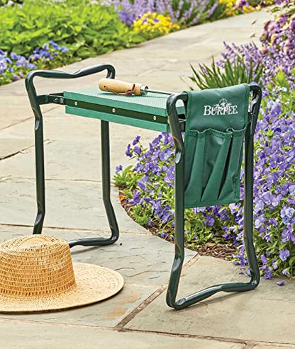 Burpee 92314 Kneeler with Cushion and 16 Cell Seed Starting Tray Bundle